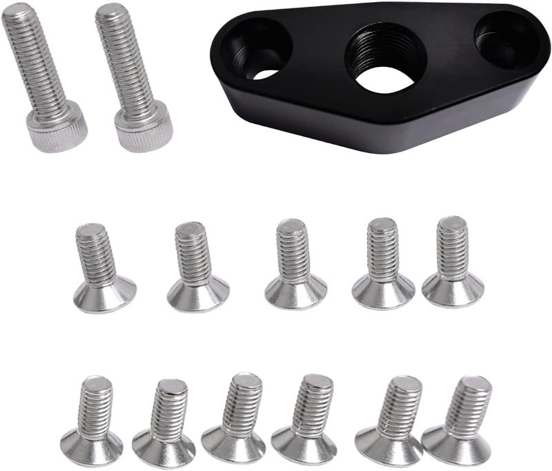 SUSUCAR LS Gen 4 (IV) Valley Pan Cover Plate with Gasket, Black Aluminum Valley Cover for LS LS2 LS3 L99 Gen Ⅳ Engine 551646 Non AFM/DOD - Image 4